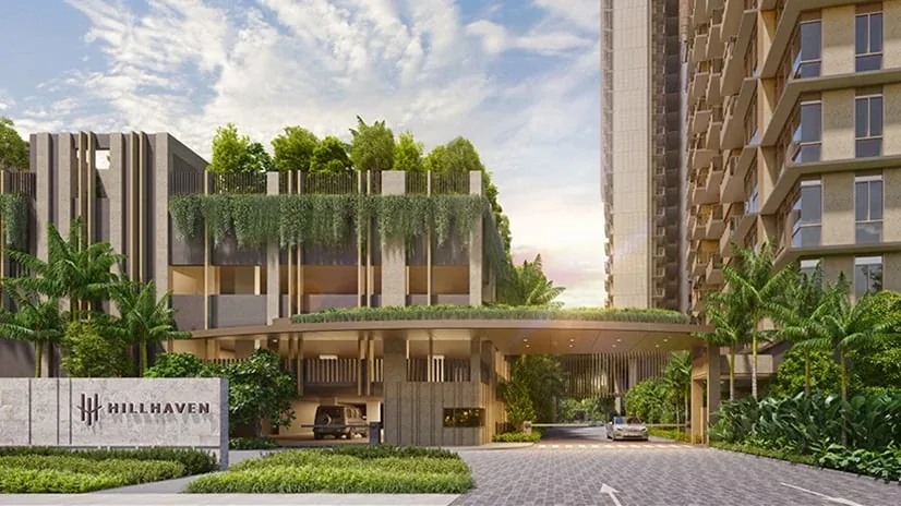 Hillhaven · Main entrance · artist’s impression
