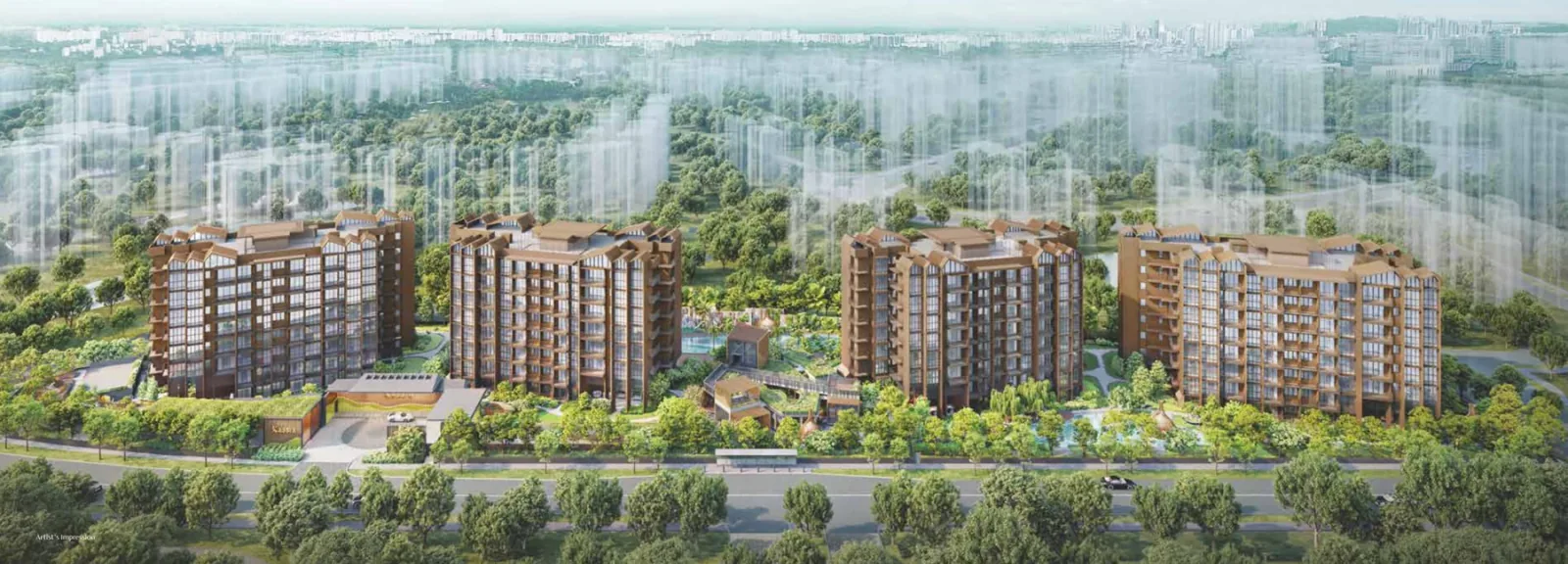Kassia · Four residential blocks · artist’s impression
