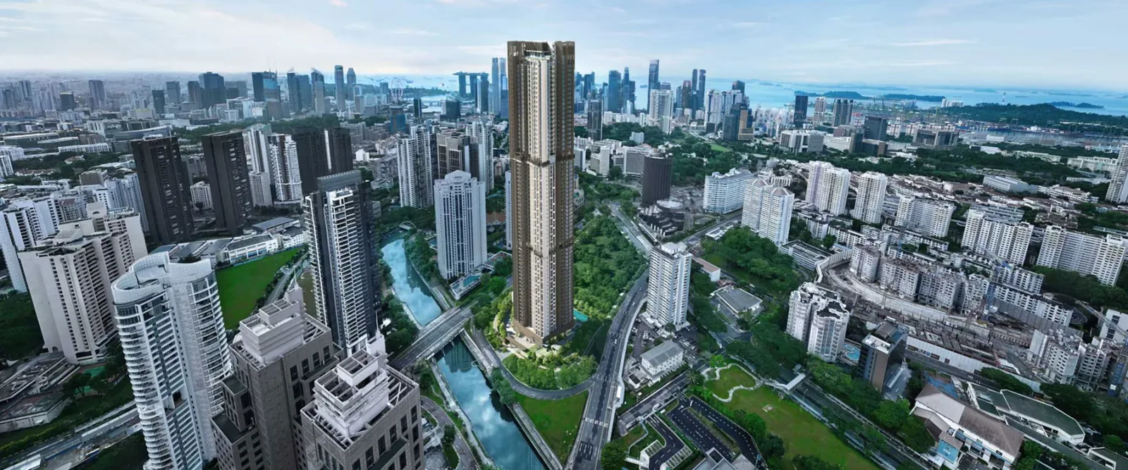 Promenade Peak · Promenade Peak aerial exterior - artist's impression