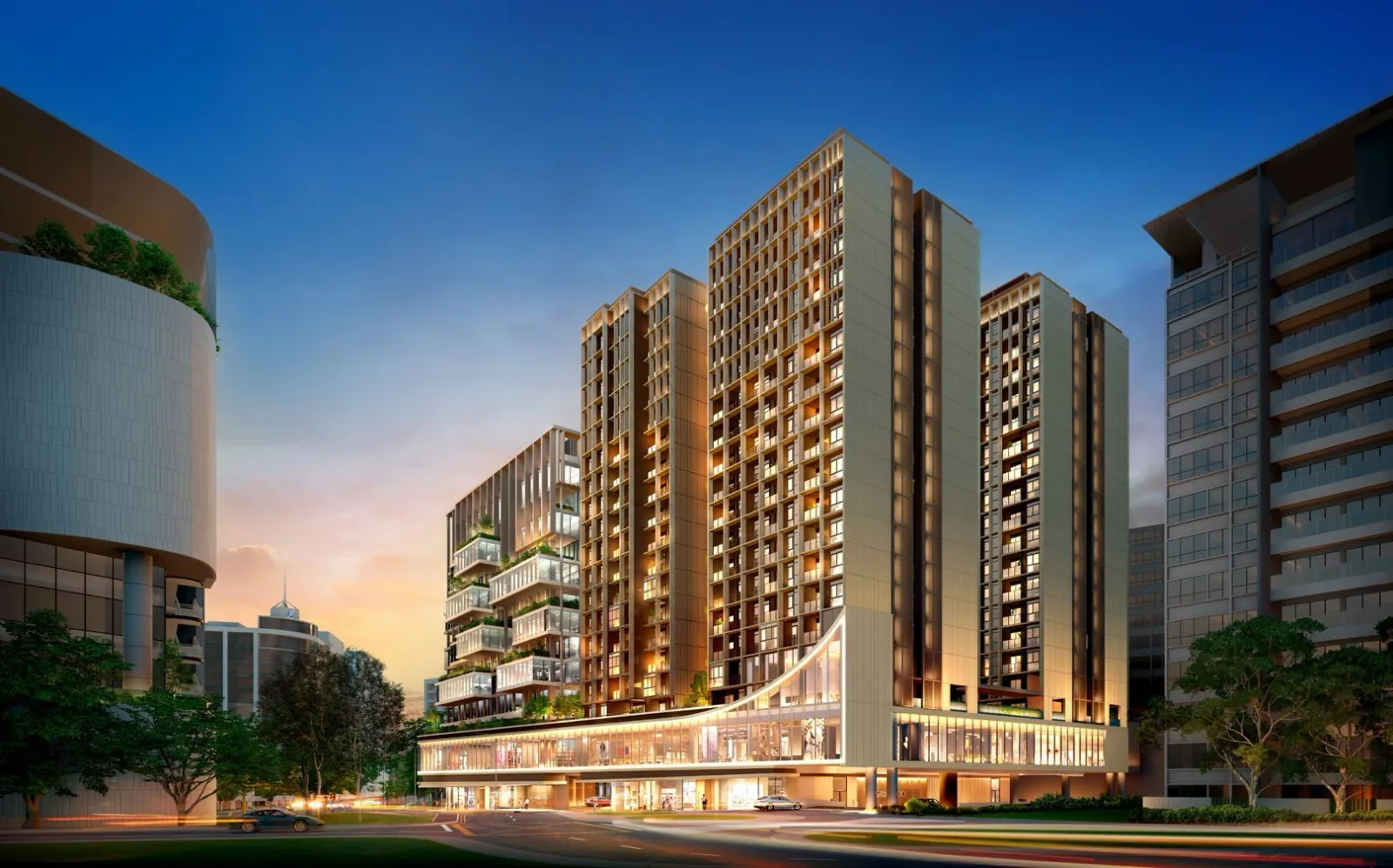 The Collective At One Sophia · Development exterior · artist’s impression