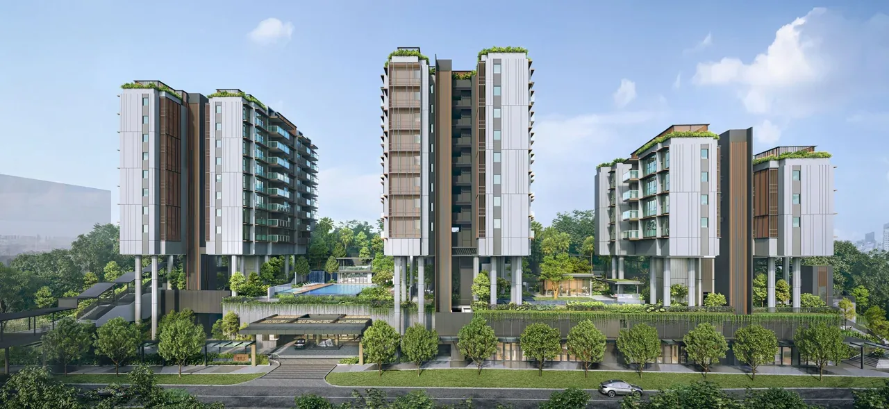 The Hill @ One-North · Development artist’s impression