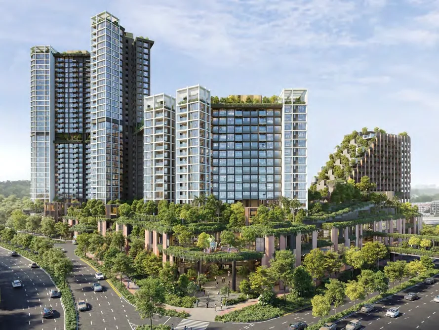 The Reserve Residences · Development exterior · artist’s impression
