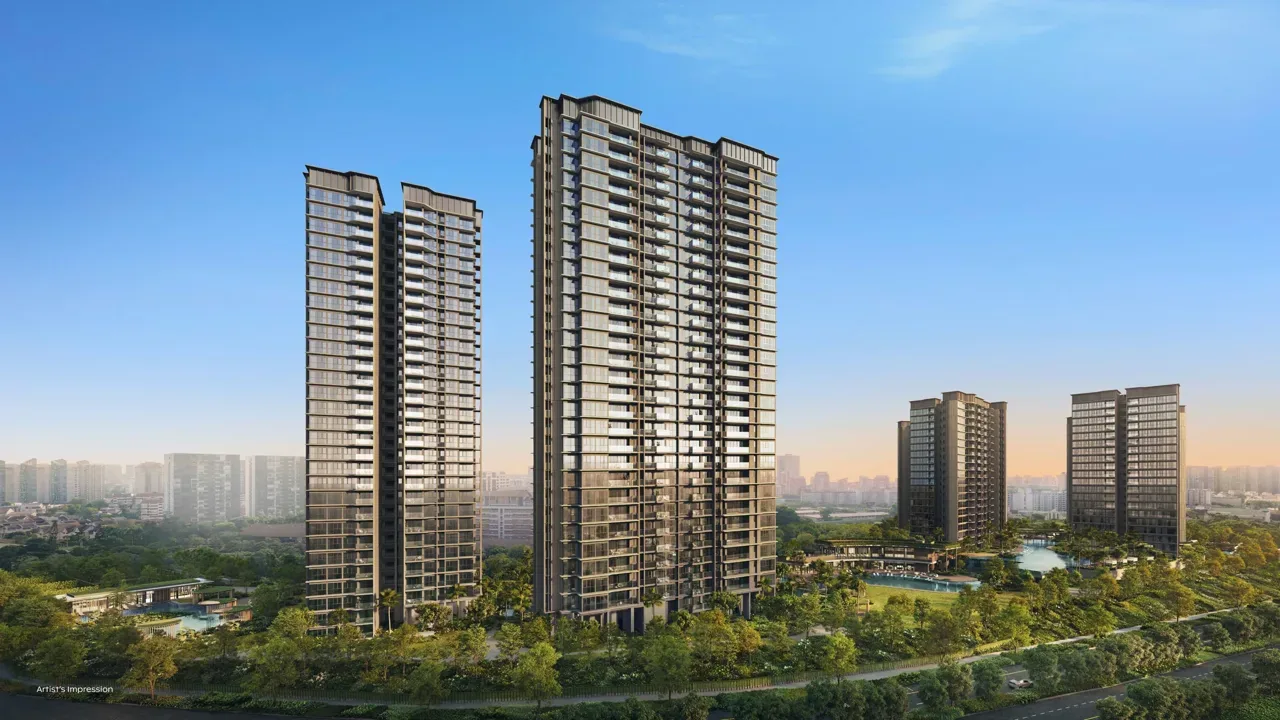 Thomson Reserve · Residential towers & landscape